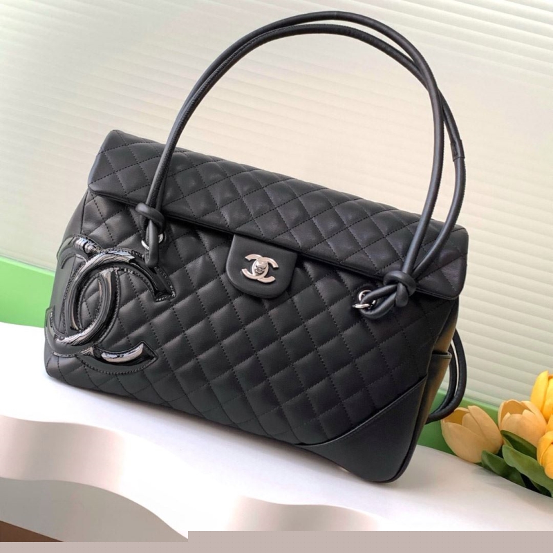 Ch*el top handle bags